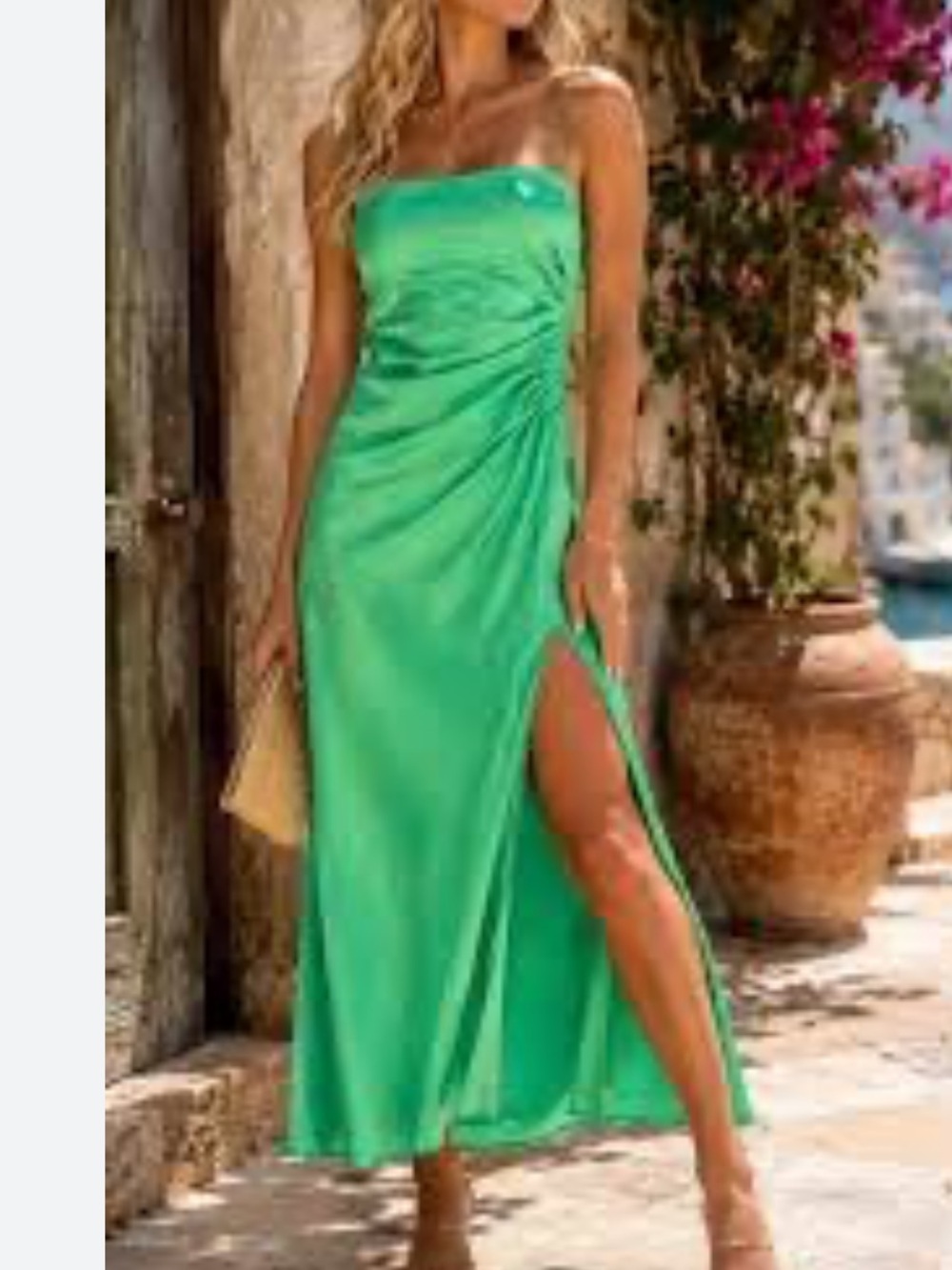 House of Harlow 1960 x REVOLVE Maxime Maxi Dress in a vibrant green  satin XS